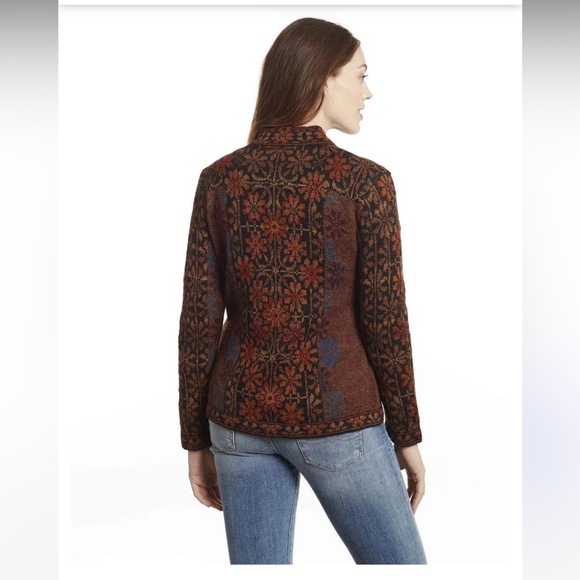 Invisible World 100% ALPACA CARDIGAN SWEATER size xs - Picture 3 of 14